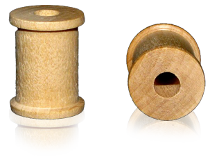 Wood spool - 22mm diam x 3cm height